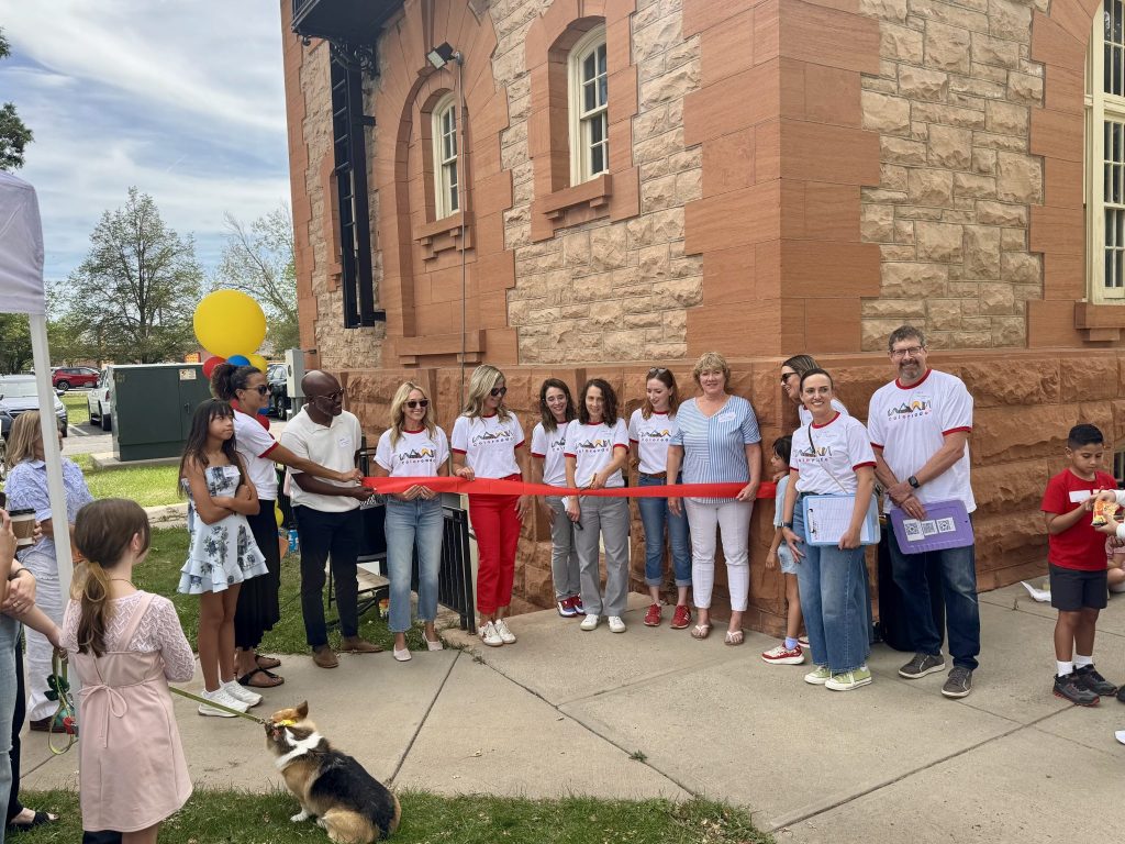 Community members gathered for the ColoREADo clinic ribbon cutting